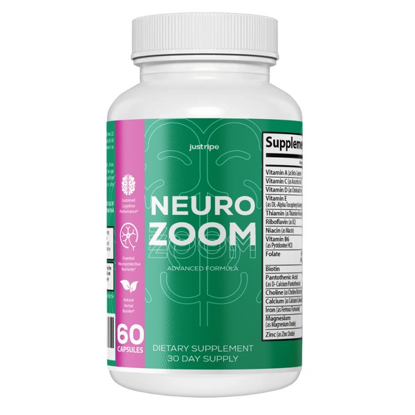 justripenutrition Neuro Zoom - Supports Healthy Memory, Dietary Supplement -