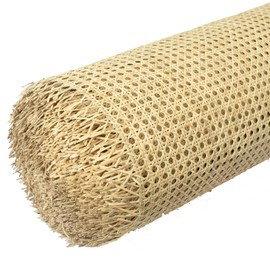 24" Width Rattan Webbing for Caning Projects - Natural Pre Woven Open Mesh Cane - Cane Webbing Sheet (15 FEET)