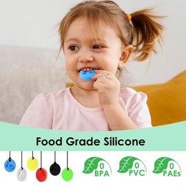 Ieohen Chew Necklaces for Sensory Kids, 6 Pack Chewy Necklaces Sensory Toys for Kids with Autism, ADHD, SPD, Anxiety Reduce, Special Needs, Teething Toys for Girls Boys Adults Age 3+