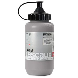 Lascaux Artist Acrylics - Grey, 390 ml Tube