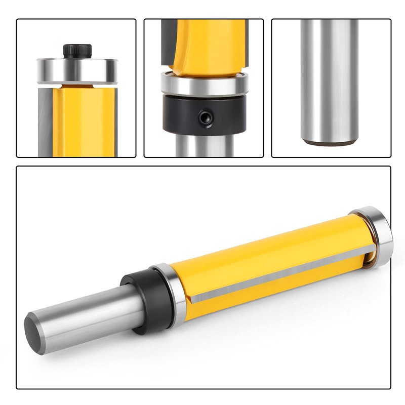 MEIGGTOOL 2-1/2 Inch Flush Trim Top and Bottom Bearing Router