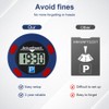 vsshe Electronic Parking Disc, Digital Parking Disc Car, Digital Parking
