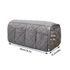 Hosoncovy Sofa Armrest Organizer Couch Arm Storage Bag Sofa Arm