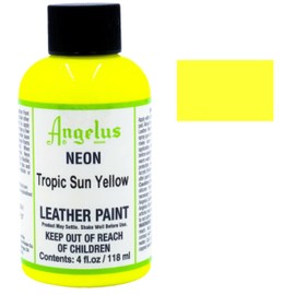 Angelus Leather Paint 4 Oz Neon Tropic Sun Yl