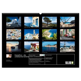 Karpathos - The Unknown Beauty (Wall Calendar 2026 DIN A2 Landscape), CALVENDO Monthly Calendar