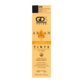 GD3 Tinte en Crema Permanente 2N Castaño Natural Muy Oscuro 100Ml