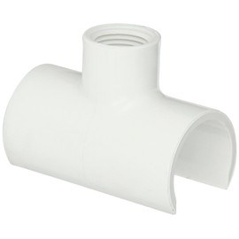 Spears 464 Series PVC Snap-On Saddle, Schedule 40, 1" IPS OD x 1/2" NPT Female