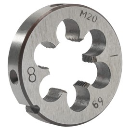 Aceteel M20 x 1 Metric Round Die, Machine Thread Die M20 X 1.0mm Right Hand