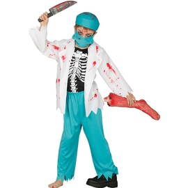 Zombie Doctor Costume child size 7-9 years
