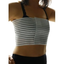 Alpha Medical Elasto-Fit Adjustable Breast and Chest Compression Wrap – Premium Support and Comfort for Post-Surgical Recovery. L0220 (Large)