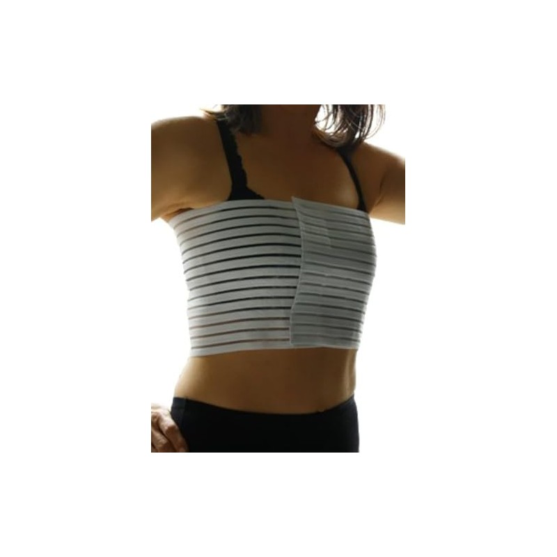 Alpha Medical Elasto-Fit Adjustable Breast and Chest Compression Wrap –