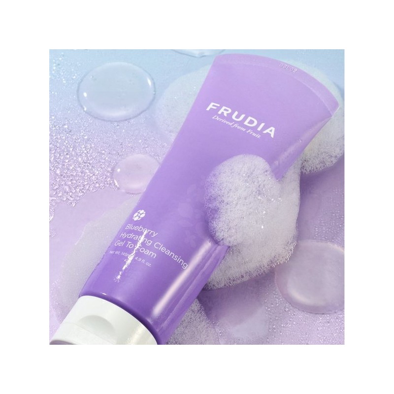 Hurdia 수분기초세트 블루베리 토너 + 세럼 + 크림 + 폼클렌징