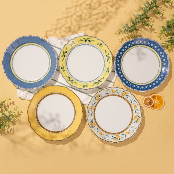 Huchen Reuter Medley Alphabia plate 21cm, choose 1, Medley Mantua