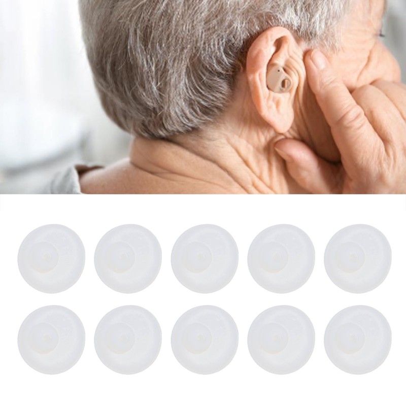 10PCS Hearing Aid Domes Closed Silicone Hearing Aid Ear Tips