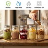 Yokodaza 32 oz Wide Mouth Mason Jars with Airtight Lids