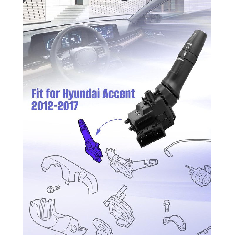 Washer Wiper Switch Fit for Hyundai Accent 2012 2013 2014