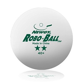 Newgy Ping Pong Balls Robo-Ball 40+mm, White, Gross (144 Balls). Great for Playing and Robo-Pong Training! for use in All Robo-Pong Robots 2017 Model Year to Current.