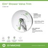 Symmons S-5500-TRM Elm Shower Valve Trim in Polished Chrome (Valve