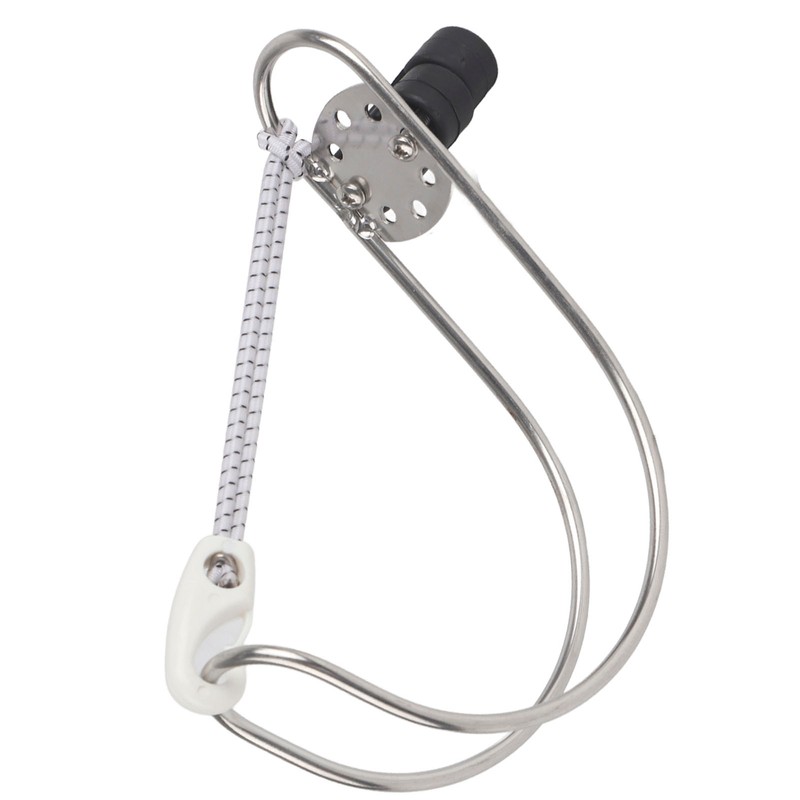4.5in Stainless Steel Lifebuoy Ring Bracket Horseshoe Holder for Marine