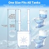 Controlled Release Toilet Bowl Cleaner Tablets Holder with Extension Rod,