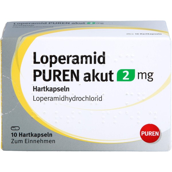 Nicht vorhanden Loperamid Puren Akut 2mg, 10 St HKP