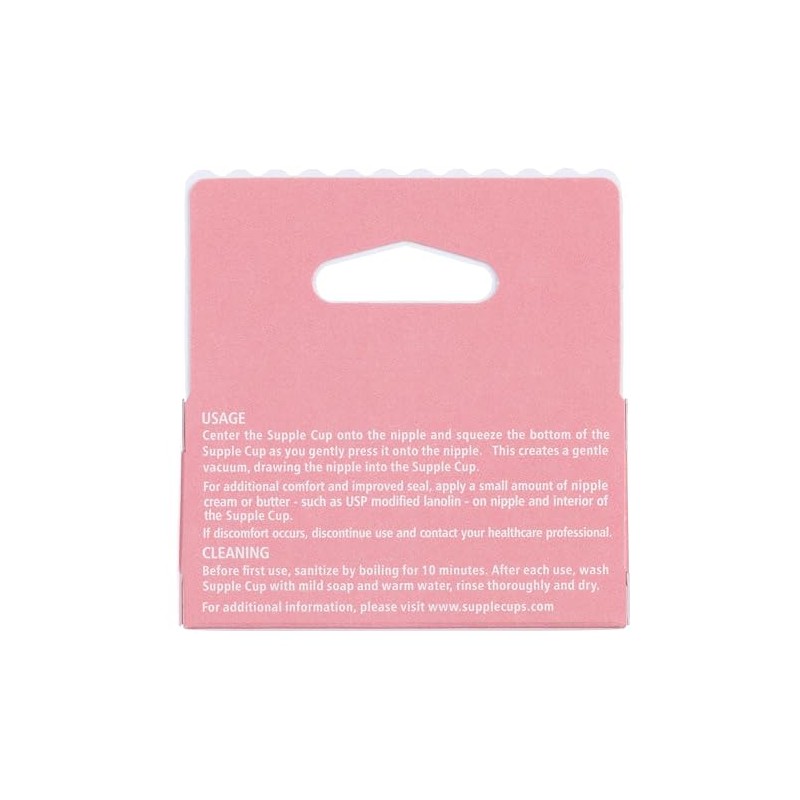 Supple Cups for flat, shy and inverted nipples (Size 2)