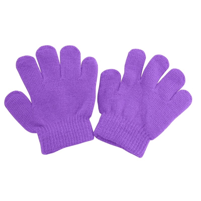 Childrens/Kids Winter Magic Gloves (One Size) (Black)