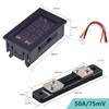 Set of 4 LED Digital Voltmeter Ammeter, DC 0-100 V