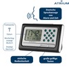 Atrium A310-7 Talking Radio Controlled Alarm Clock for Seniors Digital