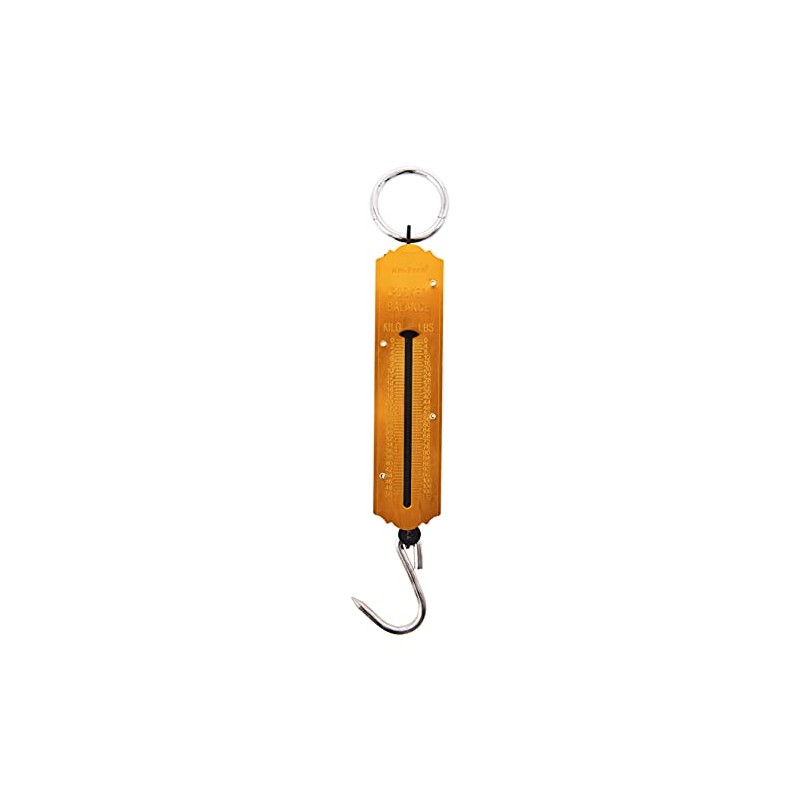 Amtech 50kg Pocket Balance, Heavy-Duty Spring Scale with 500g Increments,