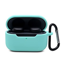 Claiol Silicone Case for Echo Buds 2nd, Shockproof Protective Echo Buds 2 Case Cover with Keychain. (Mintgreen)