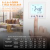 Digital Flush-Mounted Thermostat White with 8 cm Display Diagonal –
