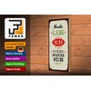 Femer Wooden Sign with German Text "Heute lebe ich morgen