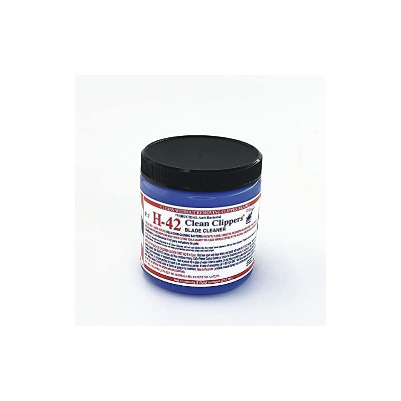 H-42 Clean Clippers Blade Cleaner Virucidal Anti-bacterial 8oz by H-42