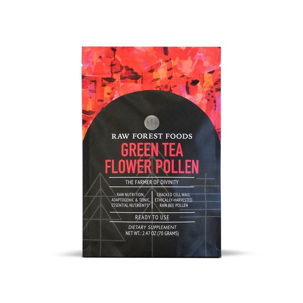 RAW Green Tea Flower Pollen Powder — 70 Grams