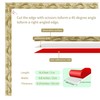 Leenevs Flexible Molding Trim Wall Trim, 16.4 Feet X 0.8