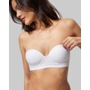 Halobliss Strapless Bras for Women Small Breasted Balconette Demi Underwire
