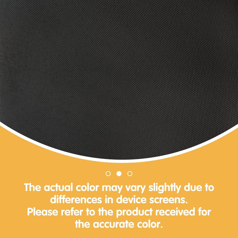 BRILLMAX 6 Pack Black Round Tablecloths 108 Inch - Circle