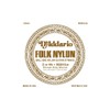 D'Addario BEB031W .031 Folk Single Nylon String with Ball End