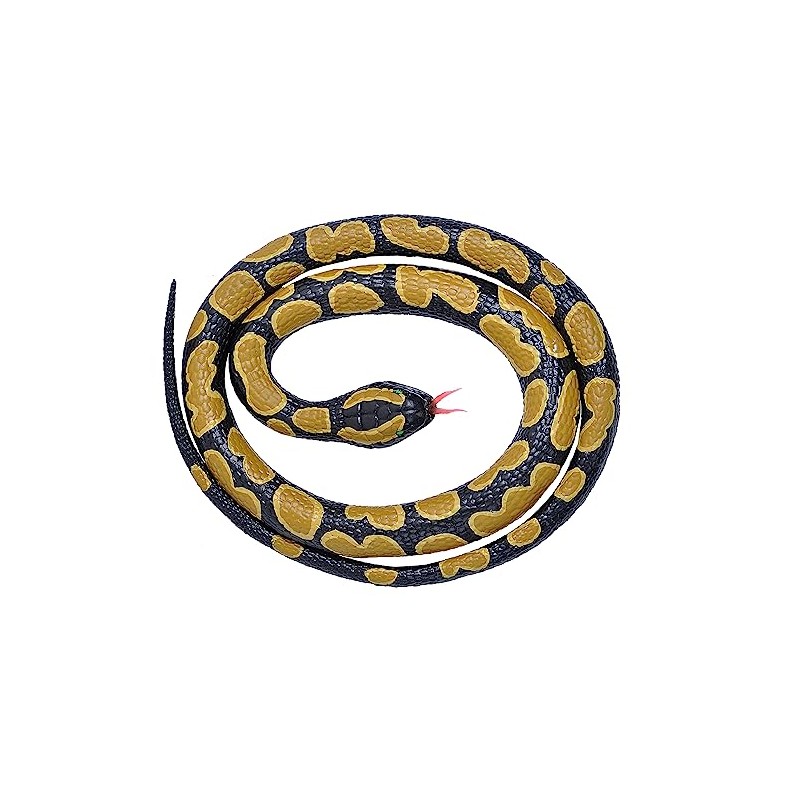 Wild Republic 20775 Rubber Snake Small Ball Python 117 cm,