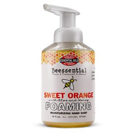 Beessential All Natural Bulk Foaming Hand Soap Refill, 16 oz Orange | Made with Moisturizing Aloe & Honey - Made in the USA