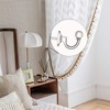 4 PCS Curtain Tie Backs Hooks, Ball End Curtain Holdbacks