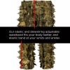 ALLZOM 4 in 1 Ghillie Suit, 3D Camouflage Hunting Apparel