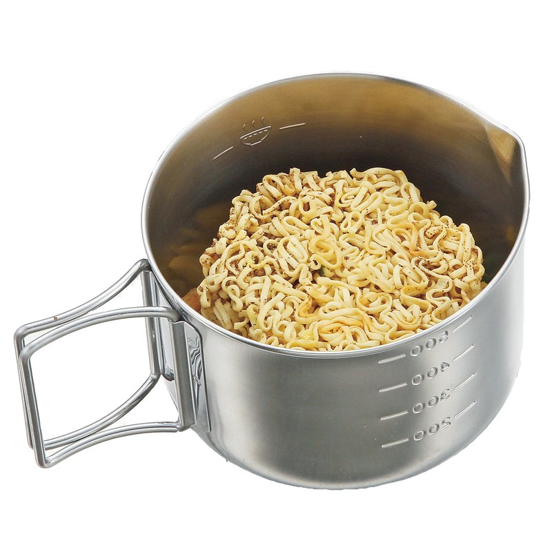 Captain Stag M - 5512 Stainless Steel Ramen Noodle Cooker