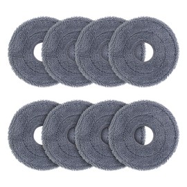 VIEWALL 8 Pack Microfiber Mop Pads for Roborock Saros 10R/20/Qrevo CurvX/S5V/QV 35A/35S/QX Revo/Qrevo S/Plus/Pro/Master/Slim/Qrevo Curv/Edge Vacuum Cleaner, Washable Mop Cloth Replacement Accessories