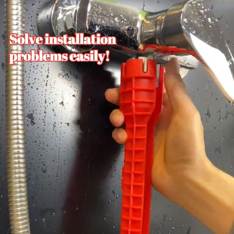 Zueyen 14-in-1 Tap Wrench Tool, Installer Tool, Pipe Wrench, Tap