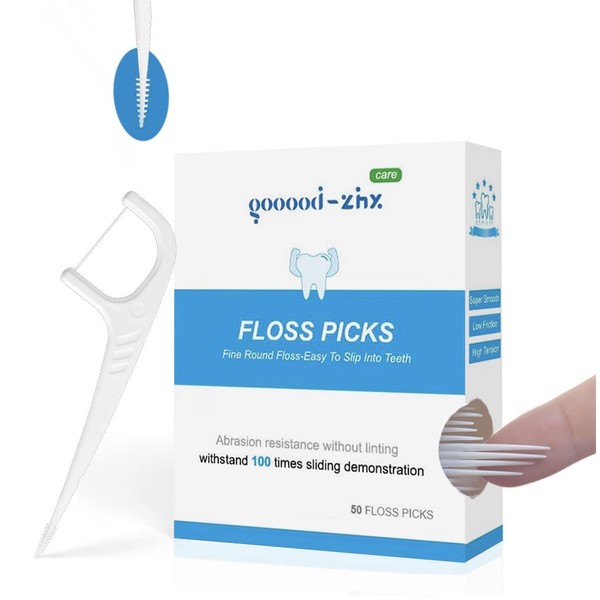 Floss Picks and Interdental Brushes 2 in 1, One End