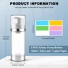 Cosywell Airless Pump Dispenser Bottles 3 Pack 3.4oz/100ml Empty Moisturizer