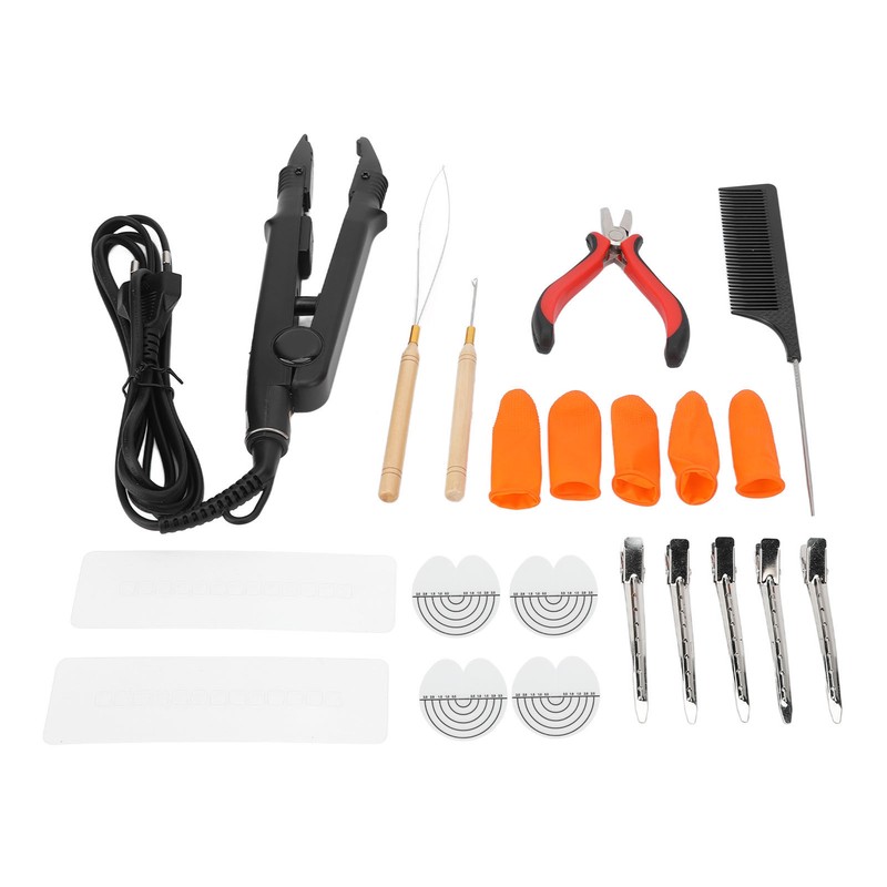 Hair Extension Iron Kit Constant Temperature Adjustable Hair Connector Tools