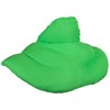 Neck Pillow with Stand-Up Collar, Frog Green, Heat Pad –